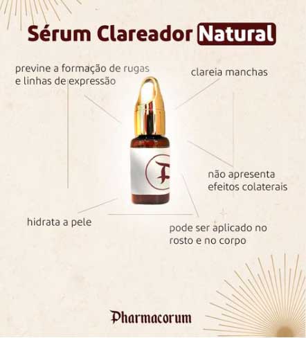 SERUM CLAREADOR NATURAL FACIAL/CORPORAL